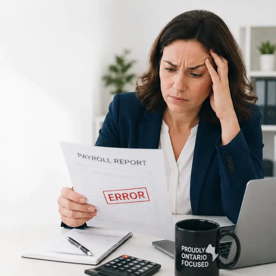 The #1 Payroll Error We See in Ontario Businesses - Payroll compliance blog post by Invisor CPA, Canadian accountants